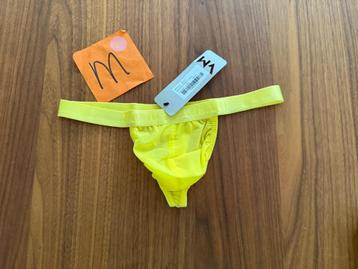 modus vivendi string, lycra, maat M, geel , thong beschikbaar voor biedingen