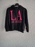 Zwarte hoodie met roze LA print, Kleding | Dames, Pretty Body, Zwart, Gedragen, Ophalen