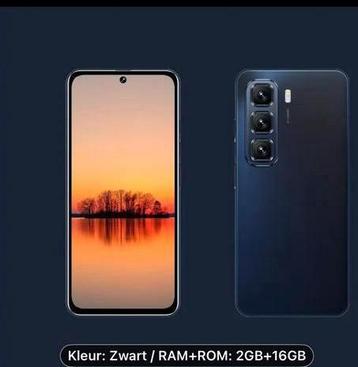 Nieuwe Smartphone 6.5 inch, 2GB/16GB, Android 8.1 - Zwart beschikbaar voor biedingen