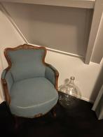 Queen Anne stoel nieuw bekleed, Ophalen