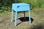 IKEA nachtkastje blauw nieuwstaat, Ophalen, Minder dan 45 cm, Metaal of Aluminium, 55 tot 70 cm