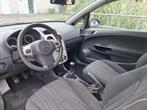 Opel Corsa 1.4-16V Enjoy 3-Drs Airco APK 10-2026!, Gebruikt, 4 cilinders, Zwart, Bedrijf