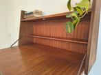 Wandkast | Mid-century jaren 1960 | teakhout | Deens, Gebruikt, Met deur(en), Onbekend, Ophalen of Verzenden
