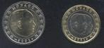 Monaco 1 en 2 euro 2001 UNC (lastig) in munthouders, Postzegels en Munten, Munten | Europa | Euromunten, 2 euro, Setje, Ophalen of Verzenden