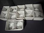 12 kerstballen met sneeuwballetjes erin, Diversen, Kerst, Ophalen, Nieuw