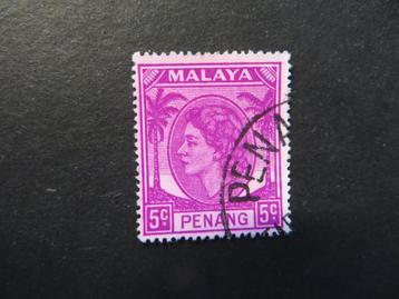 A11596: Penang QEII 5 c beschikbaar voor biedingen