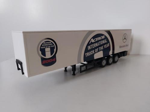 NZG Mercedes-Benz Actros int. truck of the year 2004 trailer, Hobby en Vrije tijd, Modelauto's | 1:50, Gebruikt, Bus of Vrachtwagen