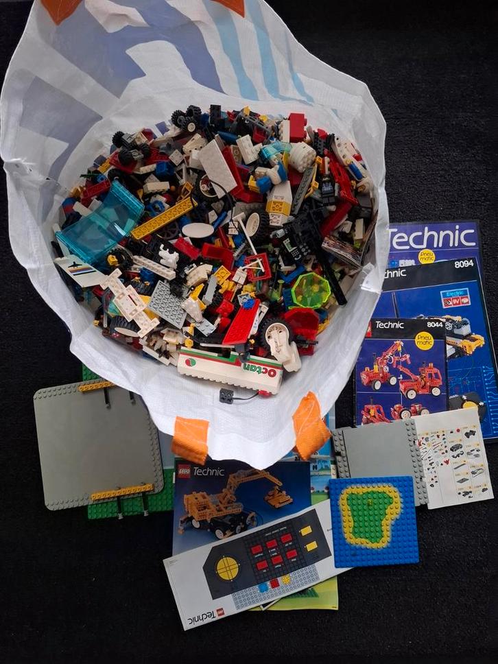 Berg vintage Lego technic 8845/8888/8044/8094, Kinderen en Baby's, Speelgoed | Duplo en Lego, Ophalen of Verzenden