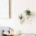 Umbra Trigg Hangende Plantenvaas & Geometrisch Wanddecoratie, Ophalen of Verzenden, Nieuw