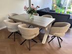 Eettafel, Huis en Inrichting, Tafels | Eettafels, Ophalen, Gebruikt, Vijf personen of meer, 150 tot 200 cm