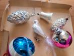Vintage kerstballen allerlei met vogel, Ophalen of Verzenden, Zo goed als nieuw
