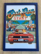 SEGA OUTRUN - Retro Arcade Classic Affiche Poster in frame, Spelcomputers en Games, Games | Sega, Avontuur en Actie, 1 speler