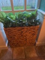 Grote rieten plantenbak, Tuin en Terras, Bloempotten, Ophalen, Overige materialen, Gebruikt, 40 cm of meer