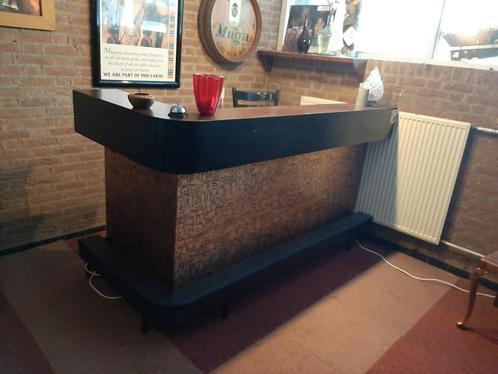 Leuke huisbar inclusief toebehoren. vintage, retro, Huis en Inrichting, Barren, Gebruikt, Inclusief barstoelen, Ophalen