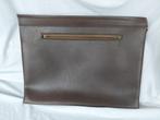 Vintage Etui Tas Documententas Sleeve Clutch bag Aktetas, Ophalen, Gebruikt, Bruin, Minder dan 40 cm