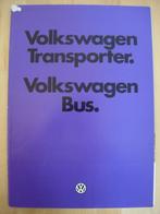 Volkswagen Transporter Brochure 1980 - T3 VW, Boeken, Volkswagen, Volkswagen, Zo goed als nieuw, Ophalen