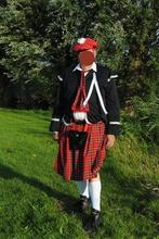 schotse kilt kostuum te huur  compleet voor max € 22, Ophalen, Nieuw, Carnaval