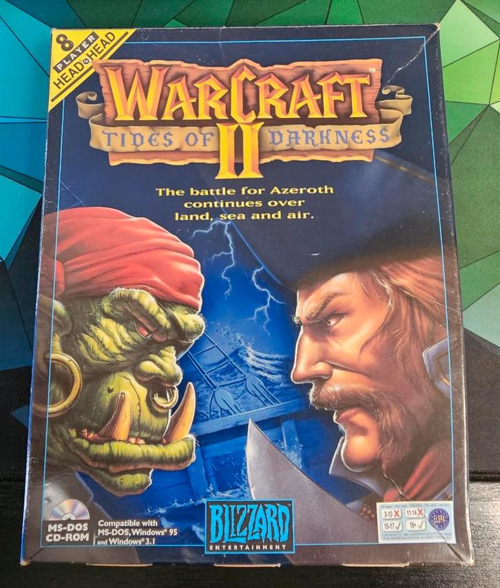 Warcraft II Tides of Darkness Collectors Edition, Spelcomputers en Games, Games | Pc, Gebruikt, Strategie en Constructie, 3 spelers of meer