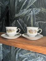 Original Dutch Castles koffie-/theekopjes met schotels, Ophalen of Verzenden