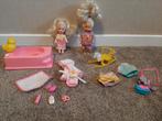 Mattel barbie Shelly Badtijd Set met Accessoires, Ophalen of Verzenden, Gebruikt, Babypop
