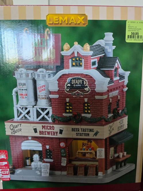 Lemax Derby & Sons Brewery LEES DE BESCHRIJVING !!, Diversen, Kerst, Nieuw, Ophalen of Verzenden