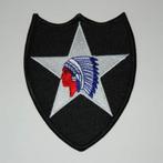 Embleem,Patch,2e,Infanterie,Division,Indian,Head, Verzenden, Landmacht, Amerika, Embleem of Badge