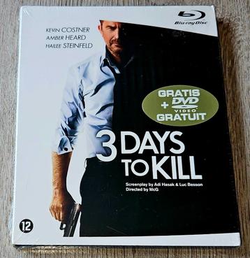 3 Days to Kill - Blu-ray + DVD - Kevin Costner, Amber Heard beschikbaar voor biedingen