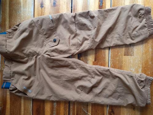 Bruine, gevoerde, verstelbare wandel/speelbroek met zakken., Kinderen en Baby's, Kinderkleding | Maat 104, Zo goed als nieuw, Jongen
