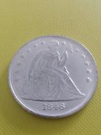 Zilveren Amerikaanse Dollar 1846, Postzegels en Munten, Munten | Amerika, Ophalen of Verzenden, Noord-Amerika, Losse munt, Zilver