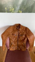 Cognac leren bikerjack  Versano - Maat XS (zgan), Ophalen, Bruin, Zo goed als nieuw, Jasje