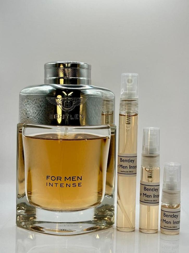 Bentley - For Men Intense sample | decant 2ml-10ml, Sieraden, Tassen en Uiterlijk, Uiterlijk | Parfum, Nieuw, Verzenden