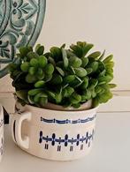 Brocante porseleinen toiletpot. Gemerkt met groene stempel E, Ophalen of Verzenden