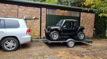 Side by side mini Jeep cj2  Straatlegaal  800cc 3 cilinder beschikbaar voor biedingen