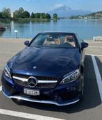 Mercedes Benz C400 Cabrio 4Matic, Auto's, Automaat, USB, Cabriolet, Blauw
