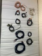 Diverse Geluidskabels - Mix van Soorten, Ophalen of Verzenden, Gebruikt, Minder dan 2 meter, Overige kabels
