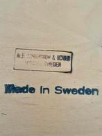 Set 4 vintage stoelen Zweeds design teak hout jaren 50/60, Huis en Inrichting, Stoelen, Ophalen, Gebruikt, Zwart, Zweeds design