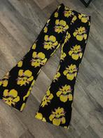 Colourful Rebel flared pants big flower yellow, maat M, Maat 38/40 (M), Geel, Nieuw, Ophalen of Verzenden