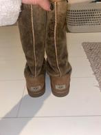 UGGS hoog leerlook camel maat 41, Kleding | Dames, Schoenen, Hoge laarzen, Bruin, Ophalen of Verzenden, Zo goed als nieuw