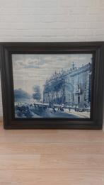 Delfts Blauw Tegeltableau C. Springer, Antiek en Kunst, Ophalen