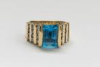 14 karaat geelgouden ring, Sieraden, Tassen en Uiterlijk, Ringen, Ophalen of Verzenden, Zo goed als nieuw, 17 tot 18, Dame of Heer