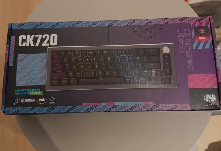 Cooler Master CK720 Gaming keyboard Nieuw !, Computers en Software, Toetsenborden, Nieuw, Qwerty, Bedraad, Gaming toetsenbord