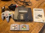 Nintendo 64, Spelcomputers en Games, Spelcomputers | Nintendo 64, Ophalen of Verzenden, Gebruikt, Met 1 controller, Met games