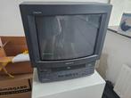 Vintage sony tv met ingebouwde VHS, Ophalen, Zo goed als nieuw