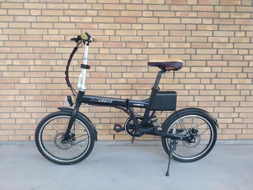 Elektrische vouwfiets EvoUrban Moverace Werkt Goed, Fietsen en Brommers, Fietsen | Vouwfietsen, Gebruikt, 20 inch of meer, Totaal opvouwbaar
