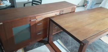 Heel Mooie Zwaar Teakhouten Dressoir  beschikbaar voor biedingen