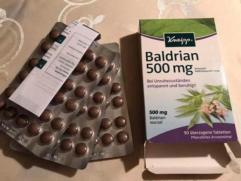 Kneipp 90 tabletten Baldriaan 500mg voor rust en ontspanning, Sport en Fitness, Gezondheidsproducten en Wellness, Nieuw, Overige typen