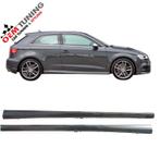 AUDI S3 Sline Sideskirts | Hatchback | X7R Monsoon Grey | OE, Ophalen of Verzenden