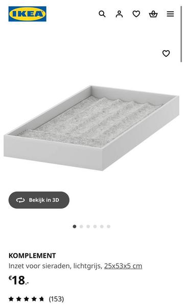 Ikea PAX Kastinrichting KOMPLEMENT