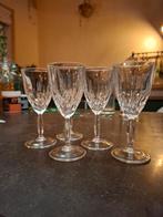 Vintage zware kristallen glazen, Ophalen of Verzenden