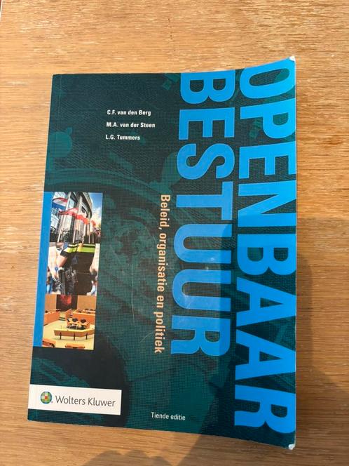 Openbaar Bestuur, beleid, organisatie en politiek, Boeken, Wetenschap, Zo goed als nieuw, Sociale wetenschap, Ophalen